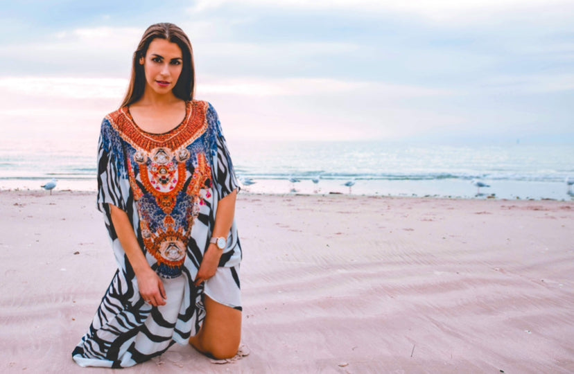 Zahra Silk Kaftan