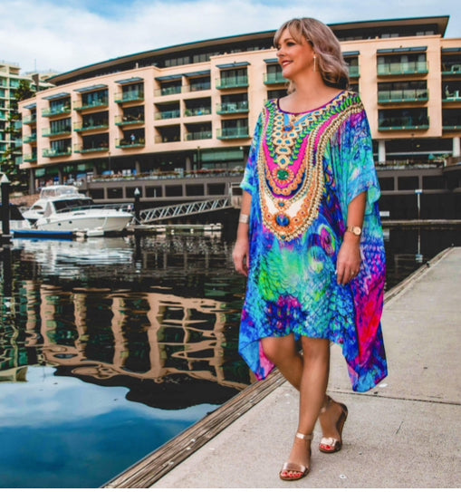 Kailua Silk Kaftan