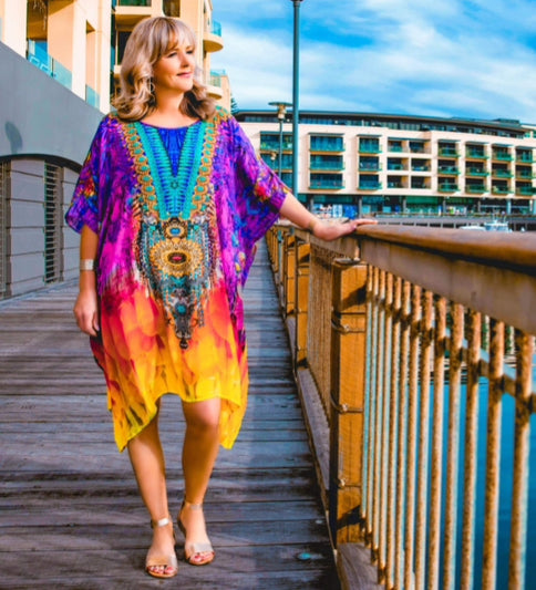 Aurora Silk Kaftan