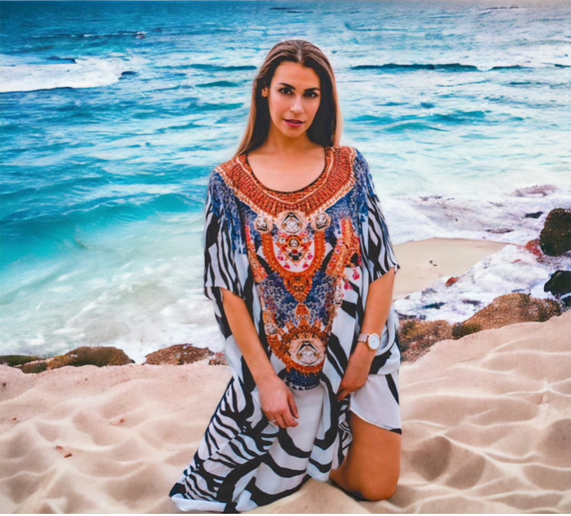 Zahra Silk Kaftan