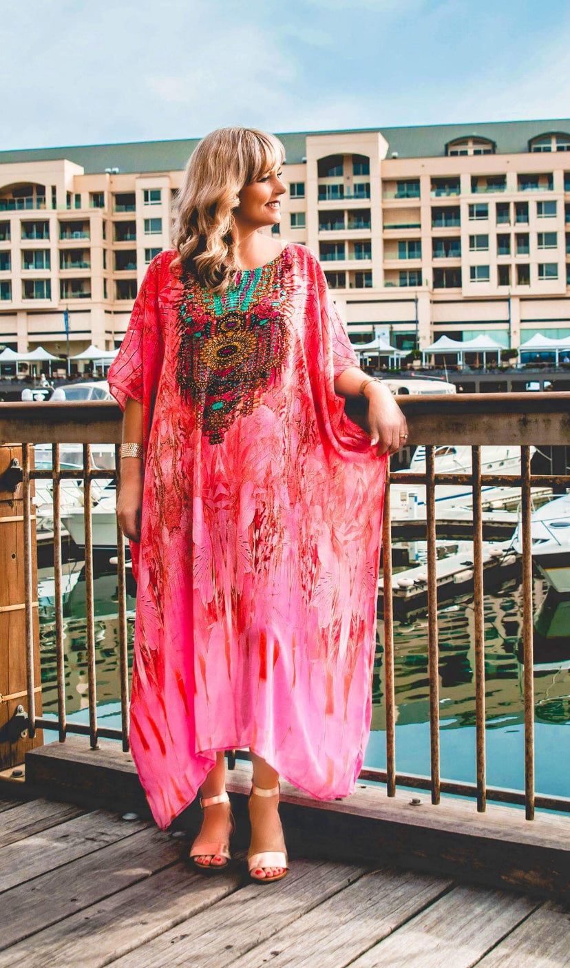 Barbuda Silk Kaftan