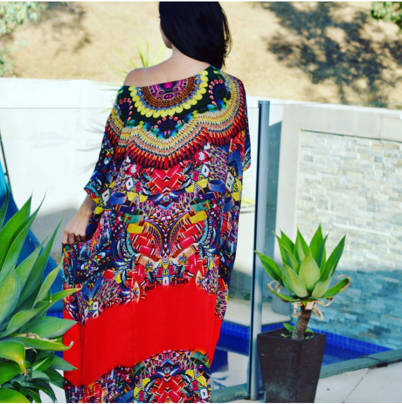 Valencia Silk Kaftan