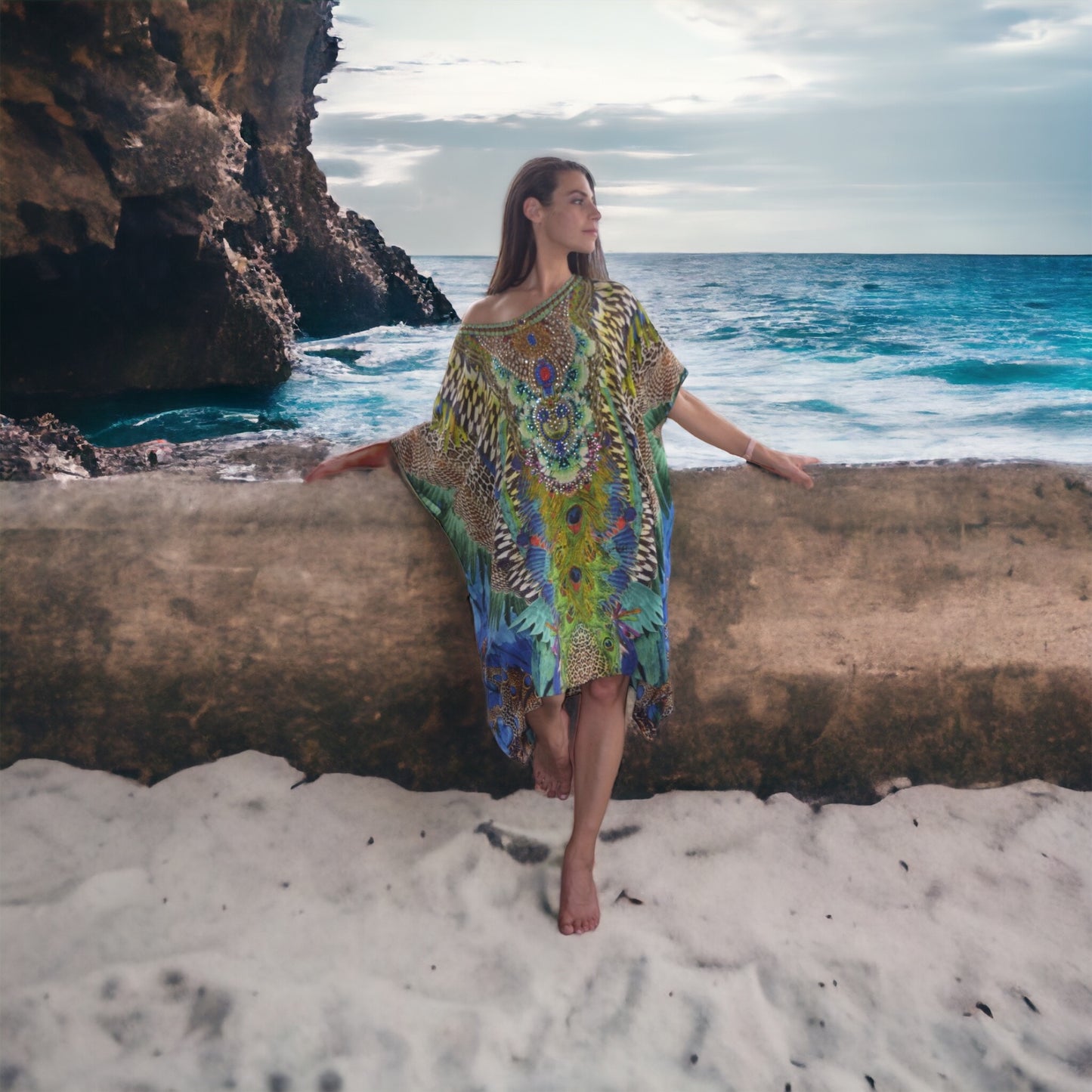 Leilani Silk Kaftan